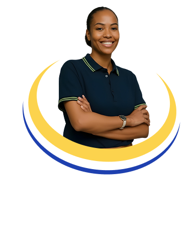 Profissional da equipe Central Terceirizações sorrindo, representando a oportunidade de carreira e o ambiente de trabalho da empresa.